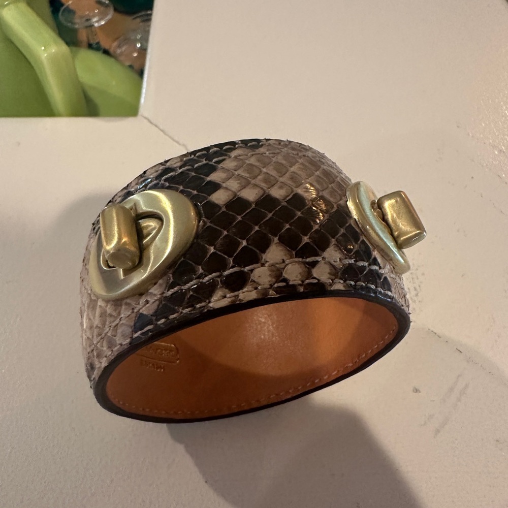 Vintage Coach Snake Turlock Cuff Bracelet